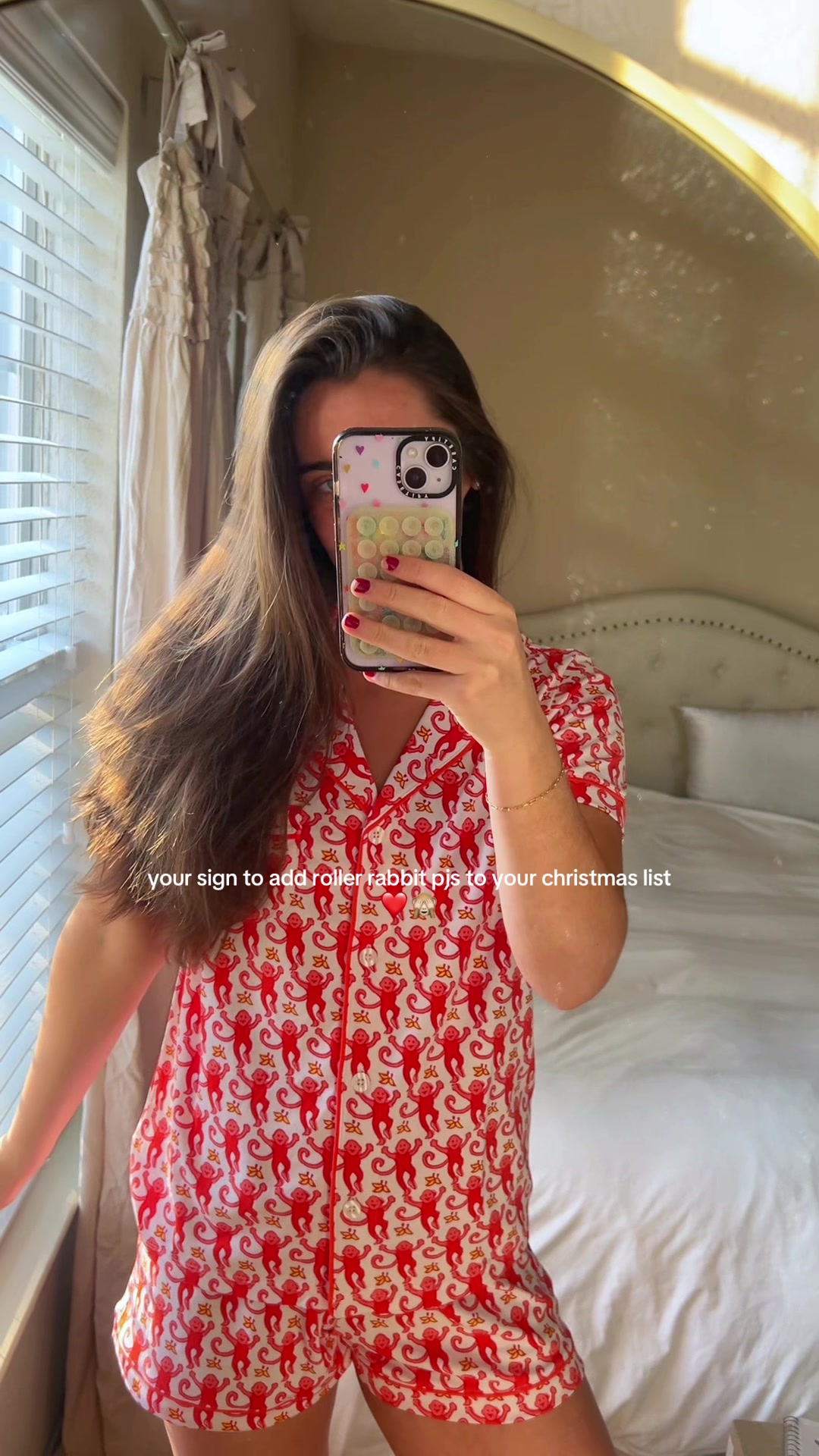 TikTok post by @mariah.ledbetter for Poppi. Caption reads: [...] #pajamas #christmaslist #girly #poppipartner....