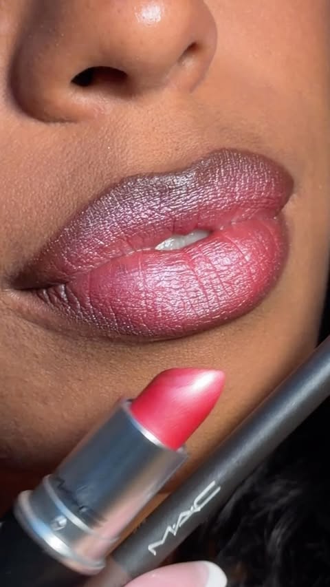 Instagram post by @schaebreezy_ for M·A·C Cosmetics. Caption reads: [...] early 2000s music videos. Used the....