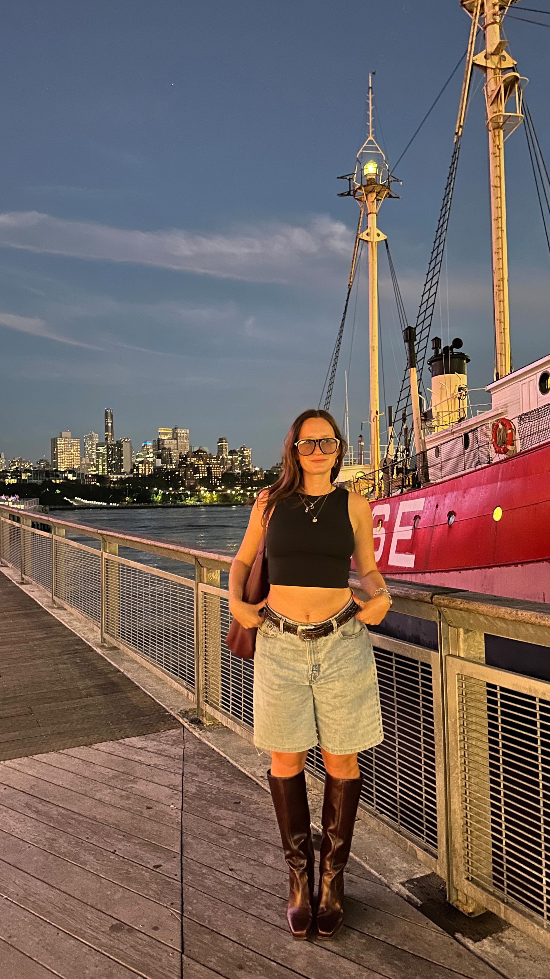 Instagram post by @emmadimarco for Vince Camuto. Caption reads: such a fun night with @vincecamuto #ad.