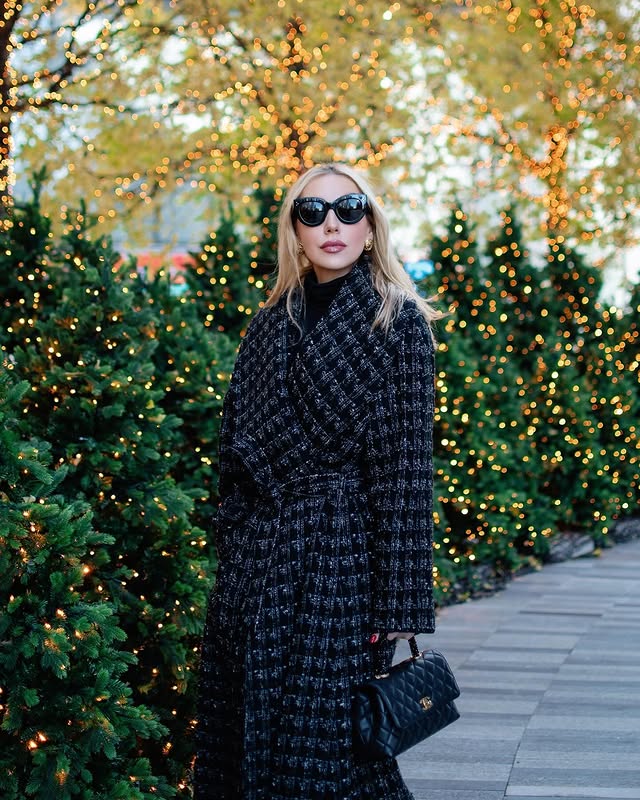 Instagram post by @theyskedit for Nana Jacqueline. Caption reads: Baby, It's Cold Outside!✨ @NanaJacqueline_ #Ad....