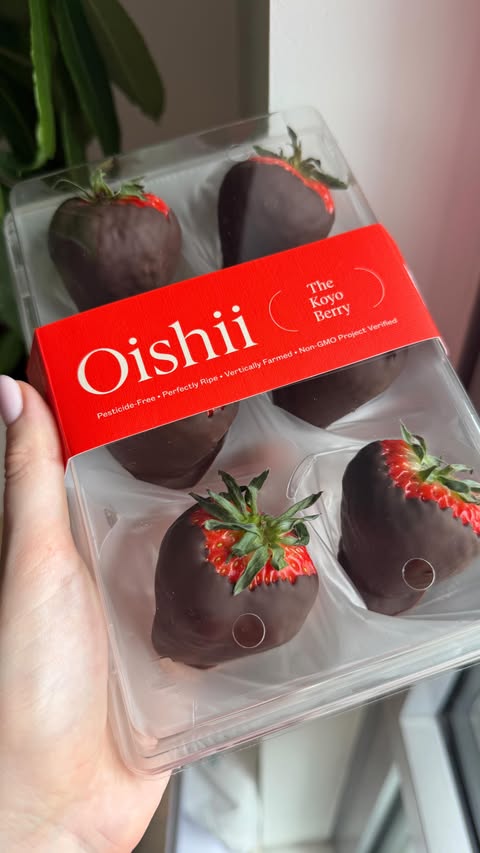 Instagram post by @kaitlynlavery for Oishii. Caption reads: [...] V-day tradition made extra special with....