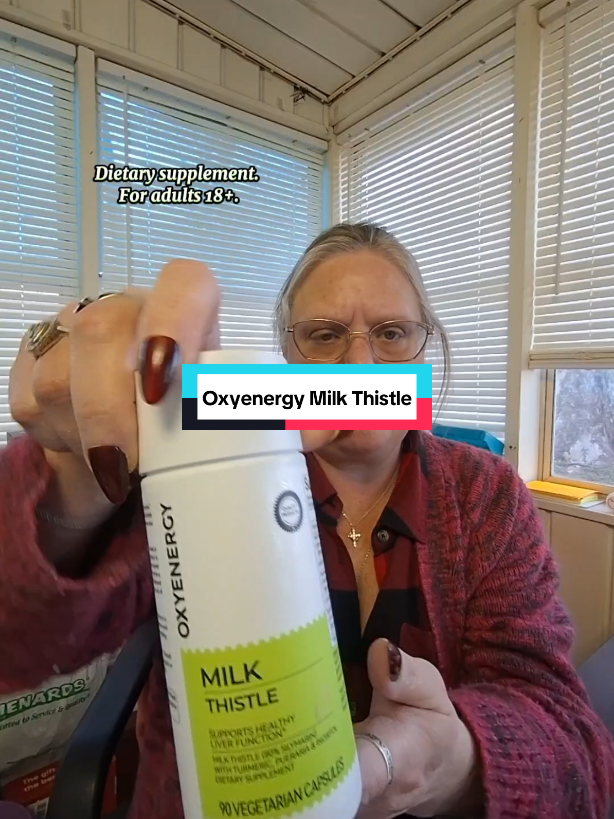 TikTok post by @queencassy_cc for Oxyenergy. Caption reads: [...] consistent, and not complicated.....