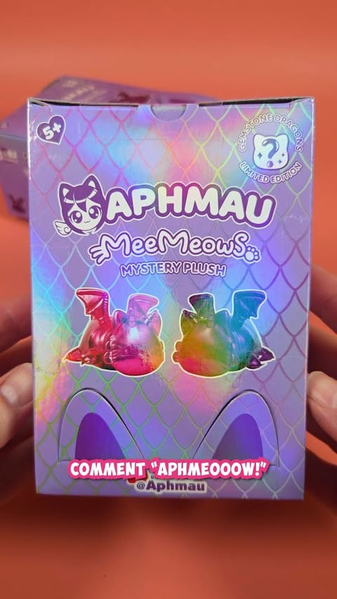 Instagram post by an influencer for Bonkers Toys. Caption reads: AD | WAVE 2! Aphmau MeeMeows Gemstone Dragons....