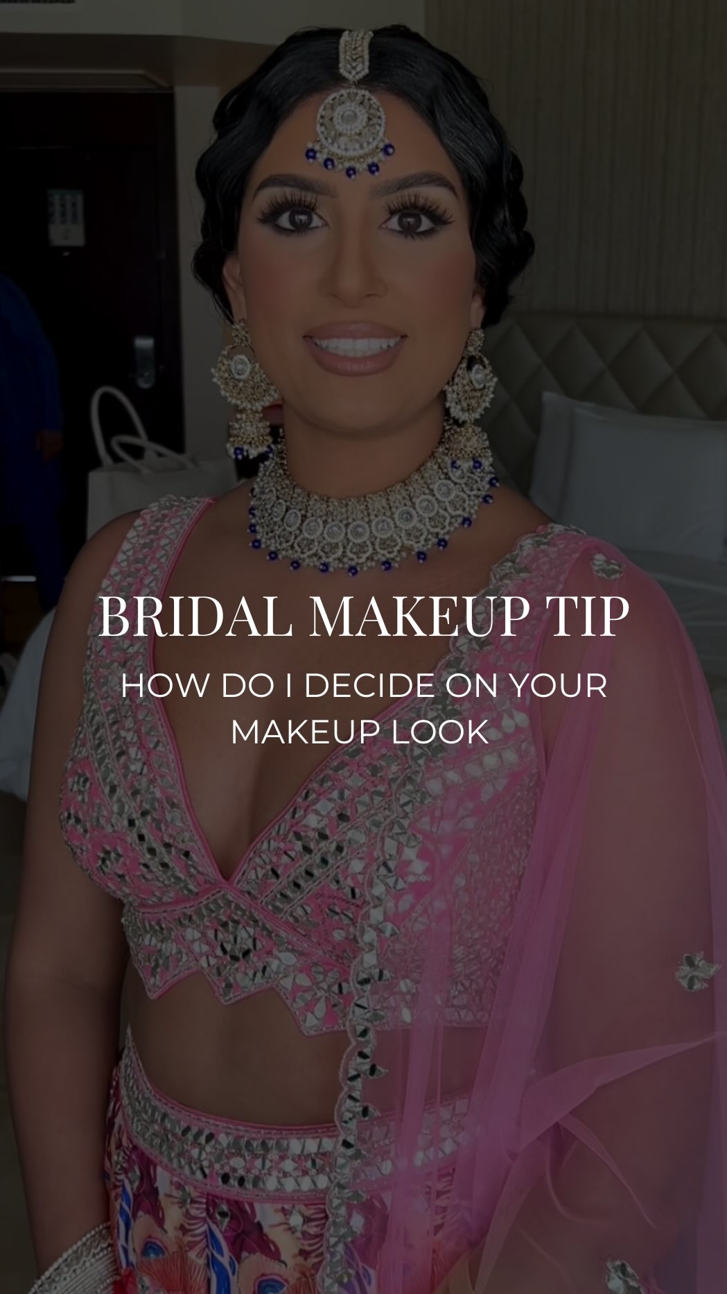 Instagram post by @beautyandcoartistry for Ardell Beauty. Caption reads: How I decide your makeup look…

Your bridal glam....