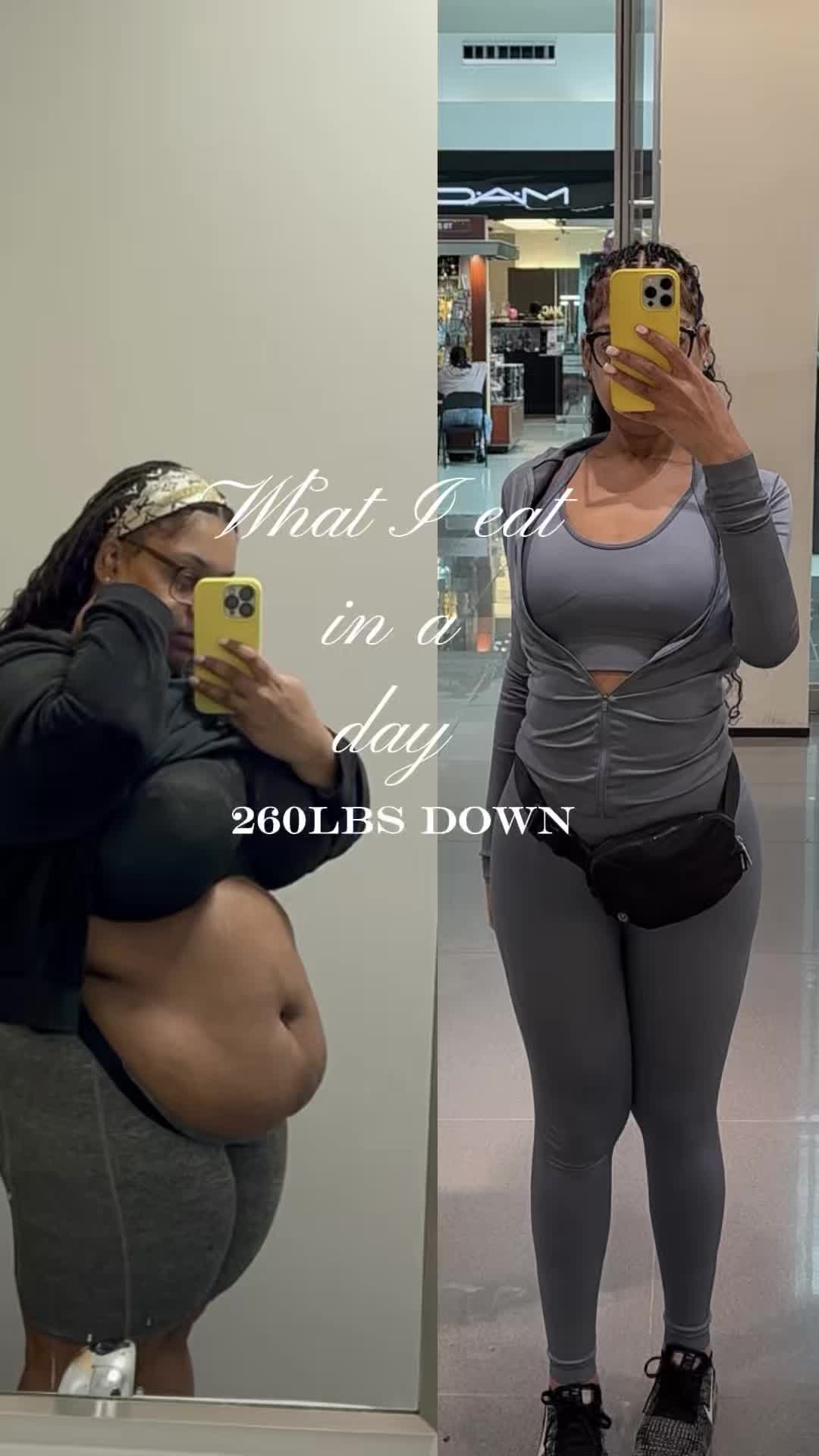 TikTok post by @charisma.renee for Simple Modern. Caption reads: WIEIAD 260lbs down✨ I drink my water all....