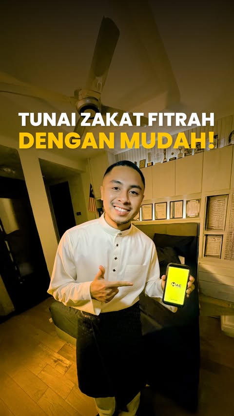 Instagram post by @aimanariffinnn for Malayan Banking Berhad (Maybank). Caption reads: Tak sempat nak tunai Zakat Fitrah? Bayar je di....
