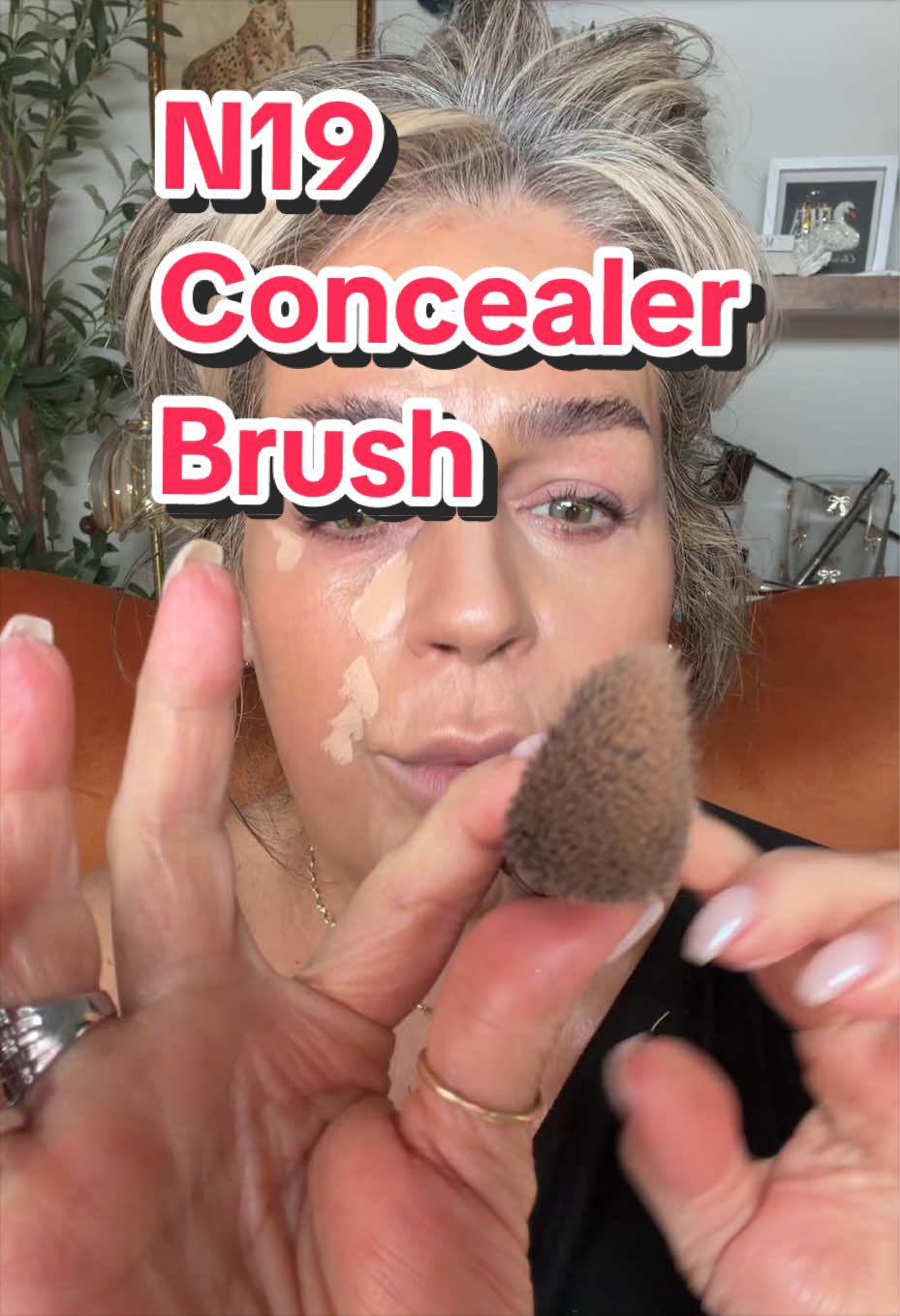 TikTok post by @seaswan6 for BK Beauty. Caption reads: Replying to @Diego Vega @BK Beauty Brushes and....