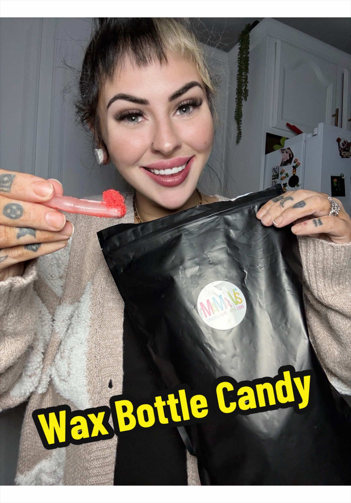 TikTok post by @tristanduplichain for Mama V’s Candy. Caption reads: Replying to @Jordan 🇵🇷 @Mama Vs Candy....