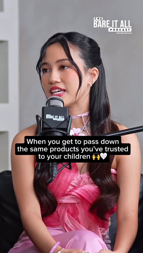 Instagram post by @bareitallpodcast for Lactacyd. Caption reads: [...] can trust for your children too. 🤍....