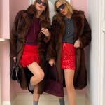 Instagram post by @belleandbunty for reserved. Caption reads: [...] out tonight for Christmas Dinner with....