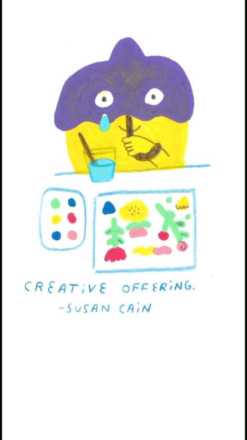 Instagram post by @iseeinvisiblethings for Storyblocks. Caption reads: “Whatever pain you can’t get rid of, make that....