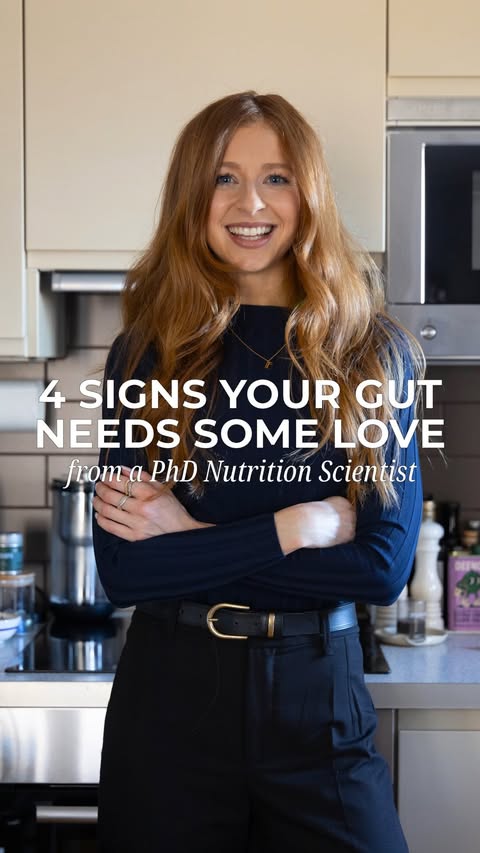 Instagram post by @thenutritionreporter for Ritual. Caption reads: Gut health doesn’t have to be complicated 🚽 Your....