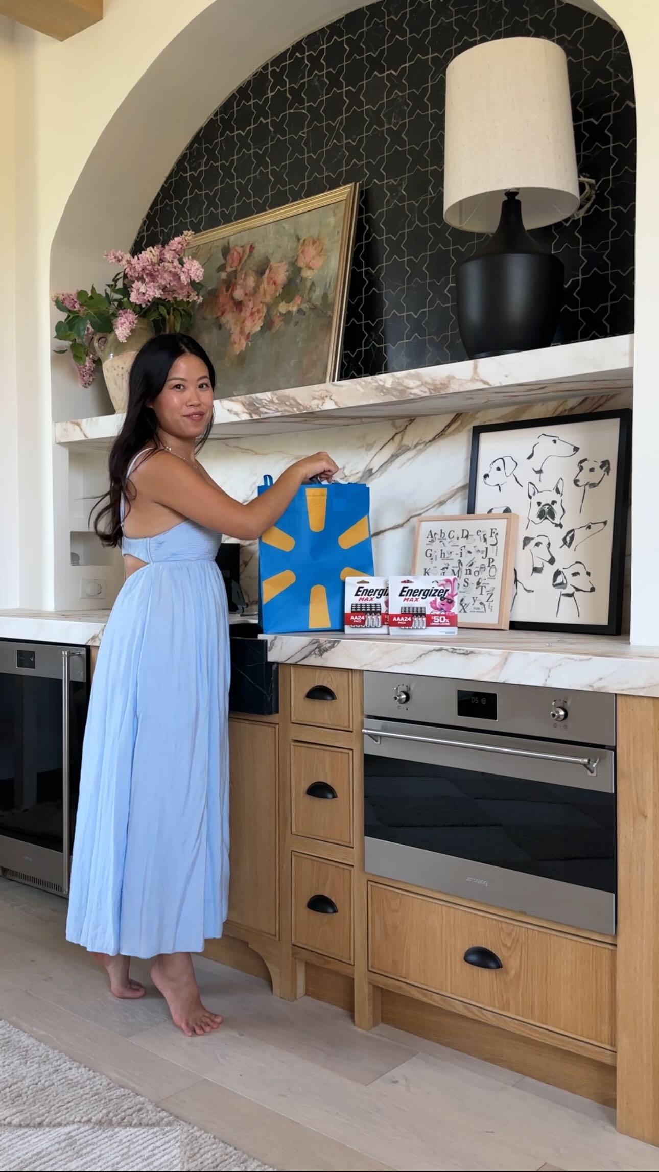 Instagram post by @joyfullygreenhome for SheSpeaks. Caption reads: #ad 🔋♻️When you’re already an overstimulated mom....