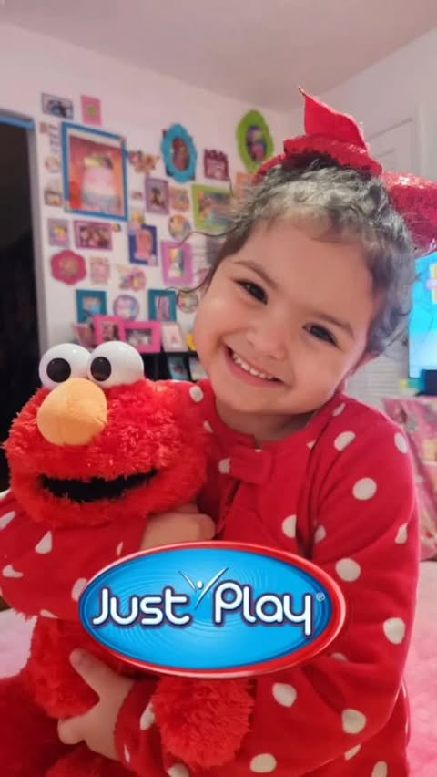 Instagram post by @therainbowfamilyfun for Just Play. Caption reads: Did the Hockey Pocky and turned himself around…....