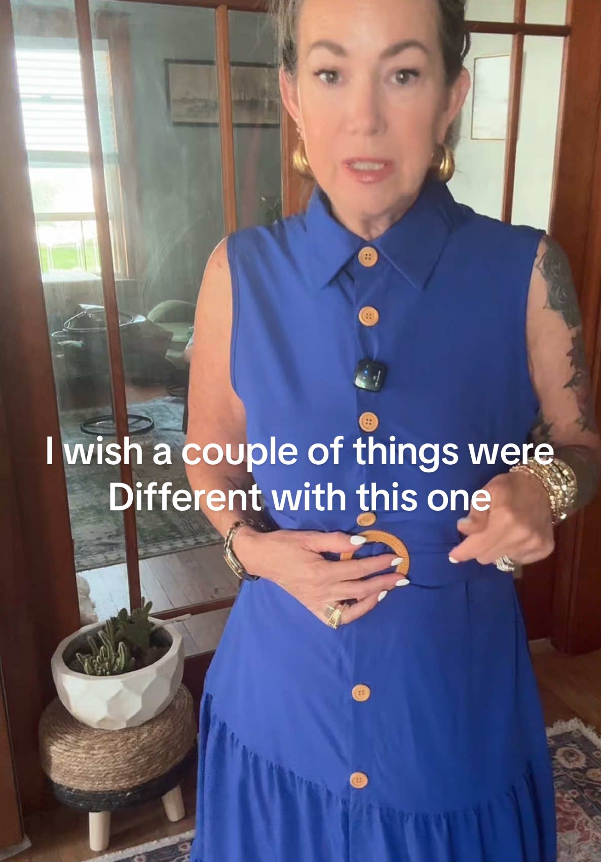 TikTok post by @aestheticaleestyled for ChicMe. Caption reads: @chicme gorgeous dress but needs some changes ....