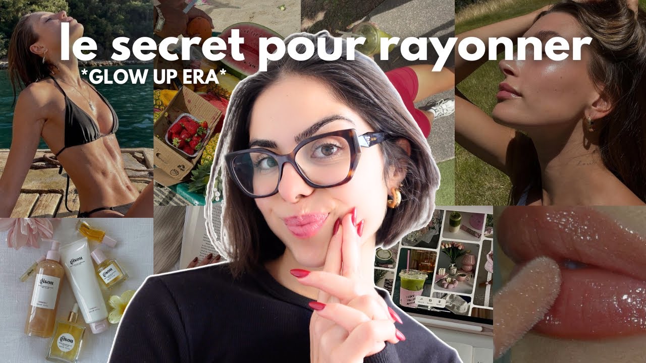 YouTube post by @leawellnesss for Nutripure. Caption reads: HOW TO GLOW-UP FROM WITHIN (and become....