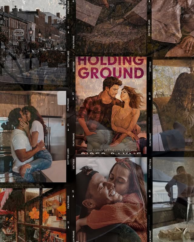 Instagram post by @_s.reads for Valentine PR. Caption reads: 🧡🤍🩷 ARC/PUB DAY REVIEW 🩷🤍🧡 Holding Ground....