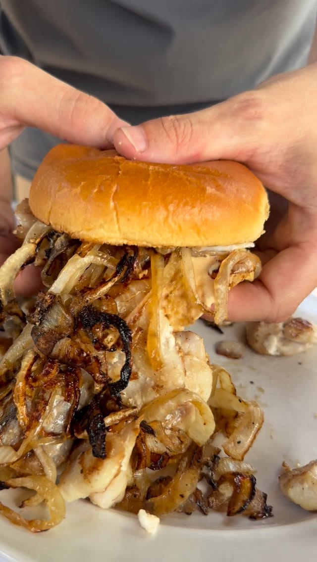 Instagram post by @reedthefishmonger for Athletic Brewing. Caption reads: World’s Best Fish Sandwich with @athleticbrewing.