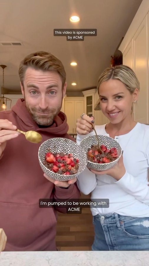 Instagram post by @cbeaston7 for Acme Markets. Caption reads: #ad Did you know it was this simple to shop....