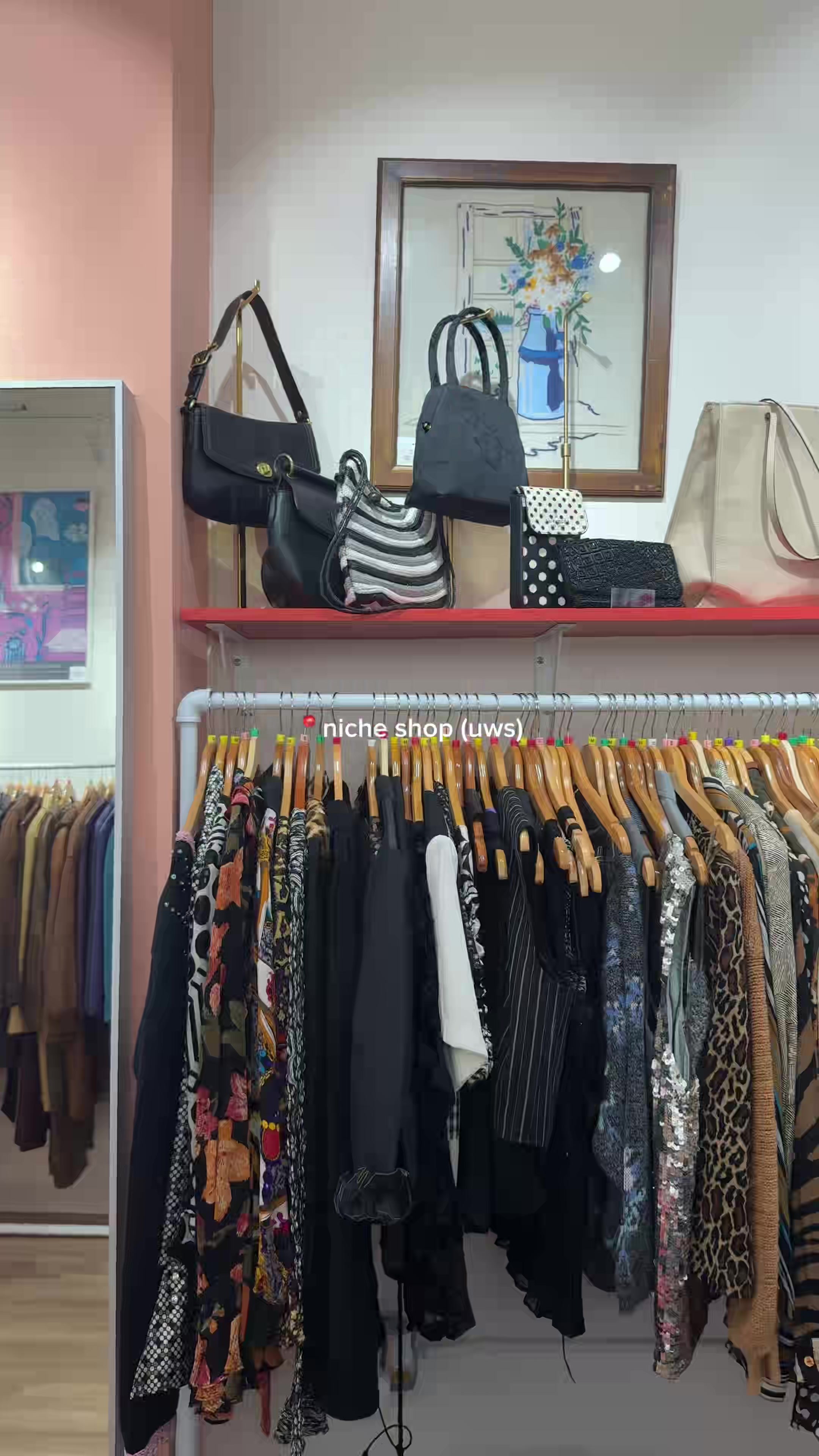 TikTok post by @samina.nagrani for The Niche Shop. Caption reads: [...] and had soo much fun shopping @The Niche....