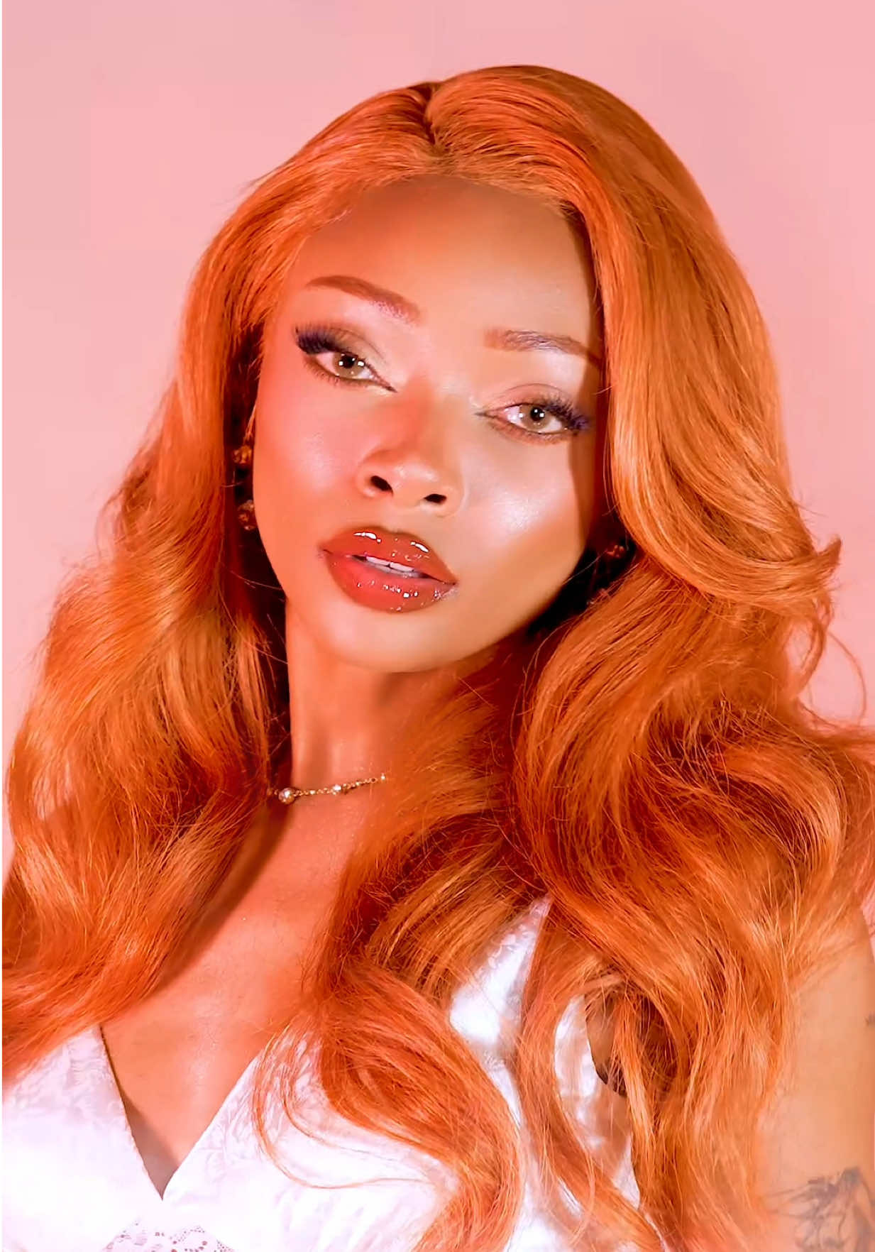 TikTok post by @nyane for Dyson. Caption reads: Let’s Do My Hair with @Dyson USA #ad #DysonBeauty....