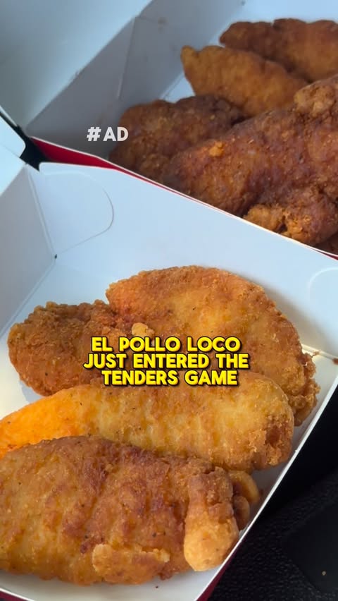 Instagram post by @califoodventure for El Pollo Loco. Caption reads: [...] MENU ITEM MAKING PEOPLE GO LOCO 👀....