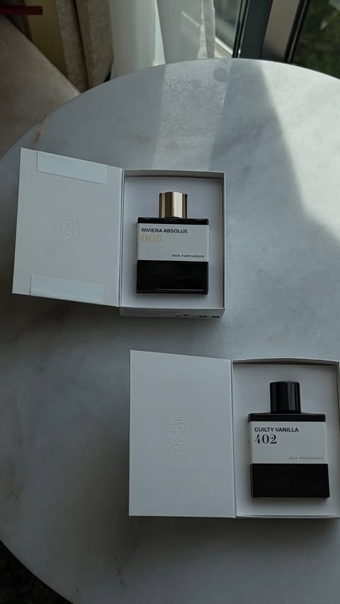 Instagram post by @enzo_wtm for Bon Parfumeur. Caption reads: « ding dong, @bonparfumeur is here! » 🛎️....