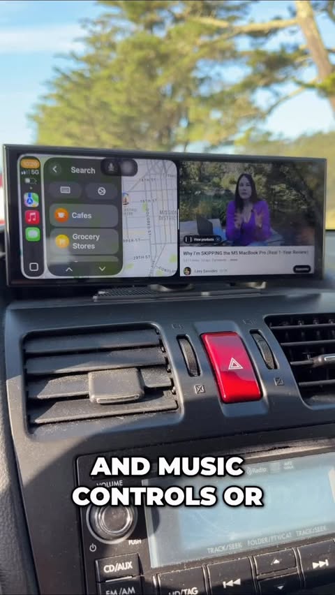 Instagram post by @lexysavvides for OTTOCAST. Caption reads: Who else is driving a car from 2015 (or earlier)?....