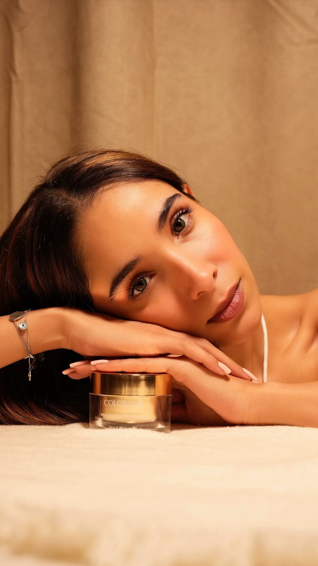 Instagram post by @biancacontractor for Colorbar Cosmetics. Caption reads: Dry and dehydrated skin? We don’t know her....