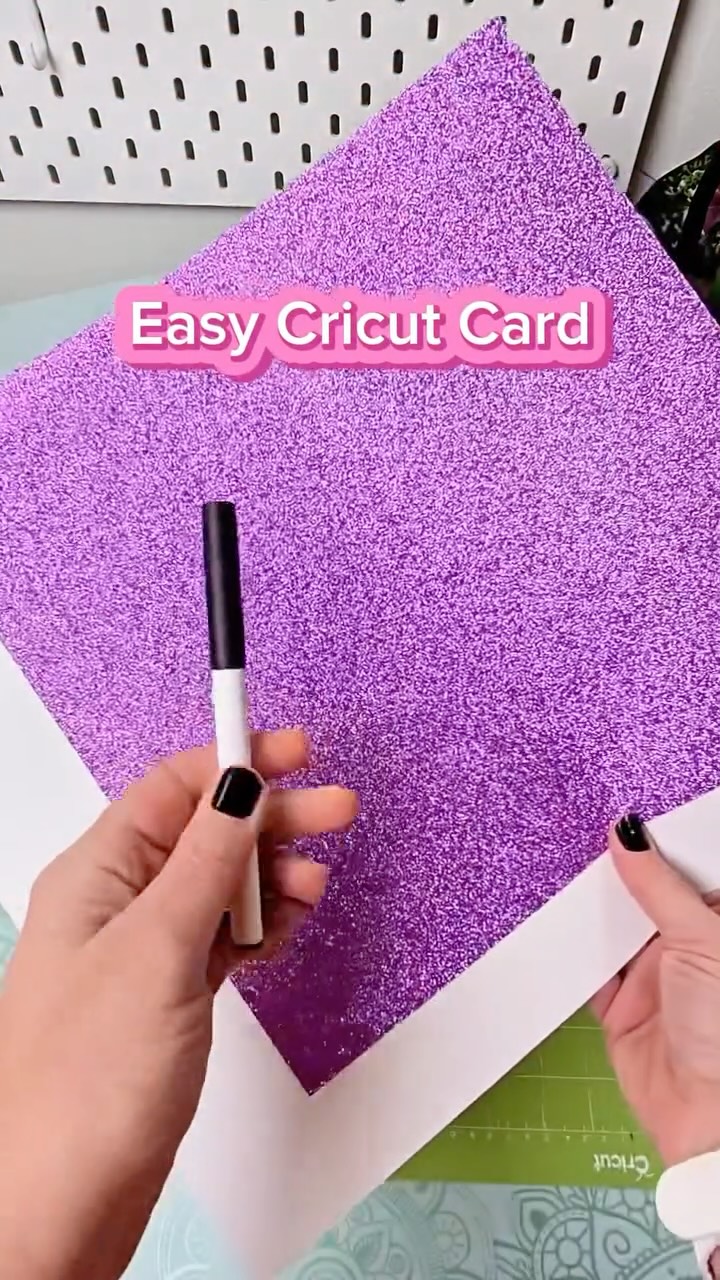 Instagram post by @colescraftingcorner for Creative Fabrica. Caption reads: Two pieces of cardstock and a pen—that’s all you....