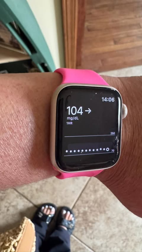 Instagram post by @just1crae for Dexcom. Caption reads: [...] 😊Life doesn’t stop, and thanks to Dexcom,....