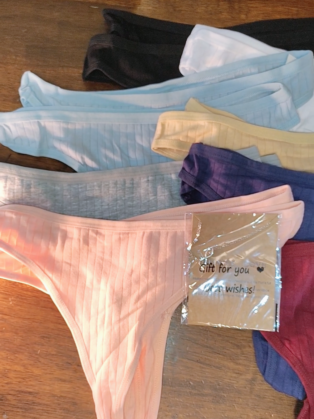 TikTok post by @malissadunagan89 for FINETOO. Caption reads: [...] underwear now! #thong #underwear #finetoo....