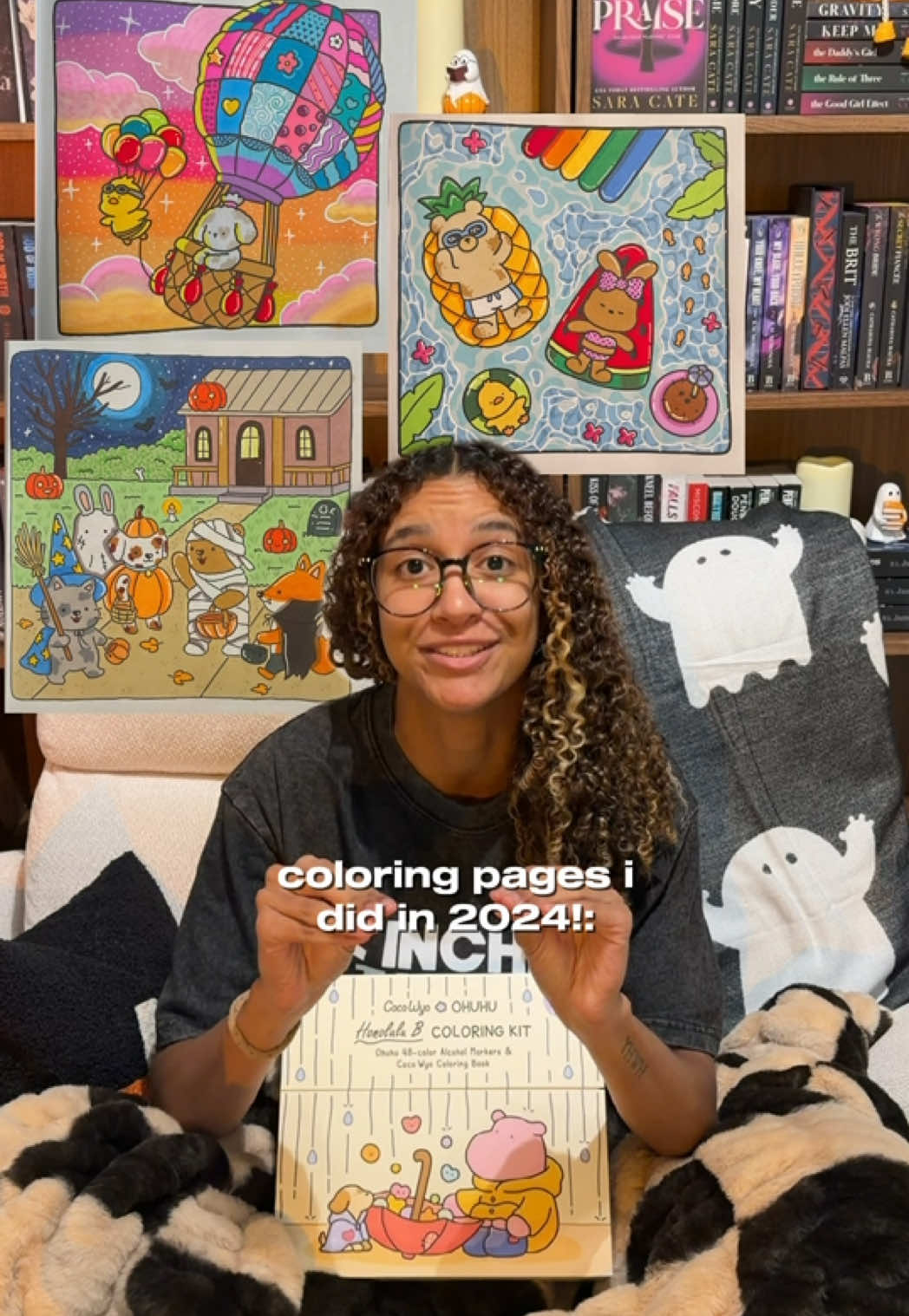 TikTok post by @readwith.torry for Ohuhu. Caption reads: [...] for 10% off anything on the @Ohuhuart....