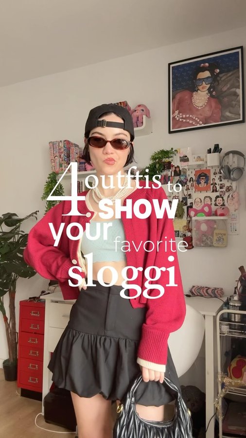 Instagram post by @neverlandqueen5 for sloggi. Caption reads: Choose your fighter 🤝🏻🙌🏻 but always with....