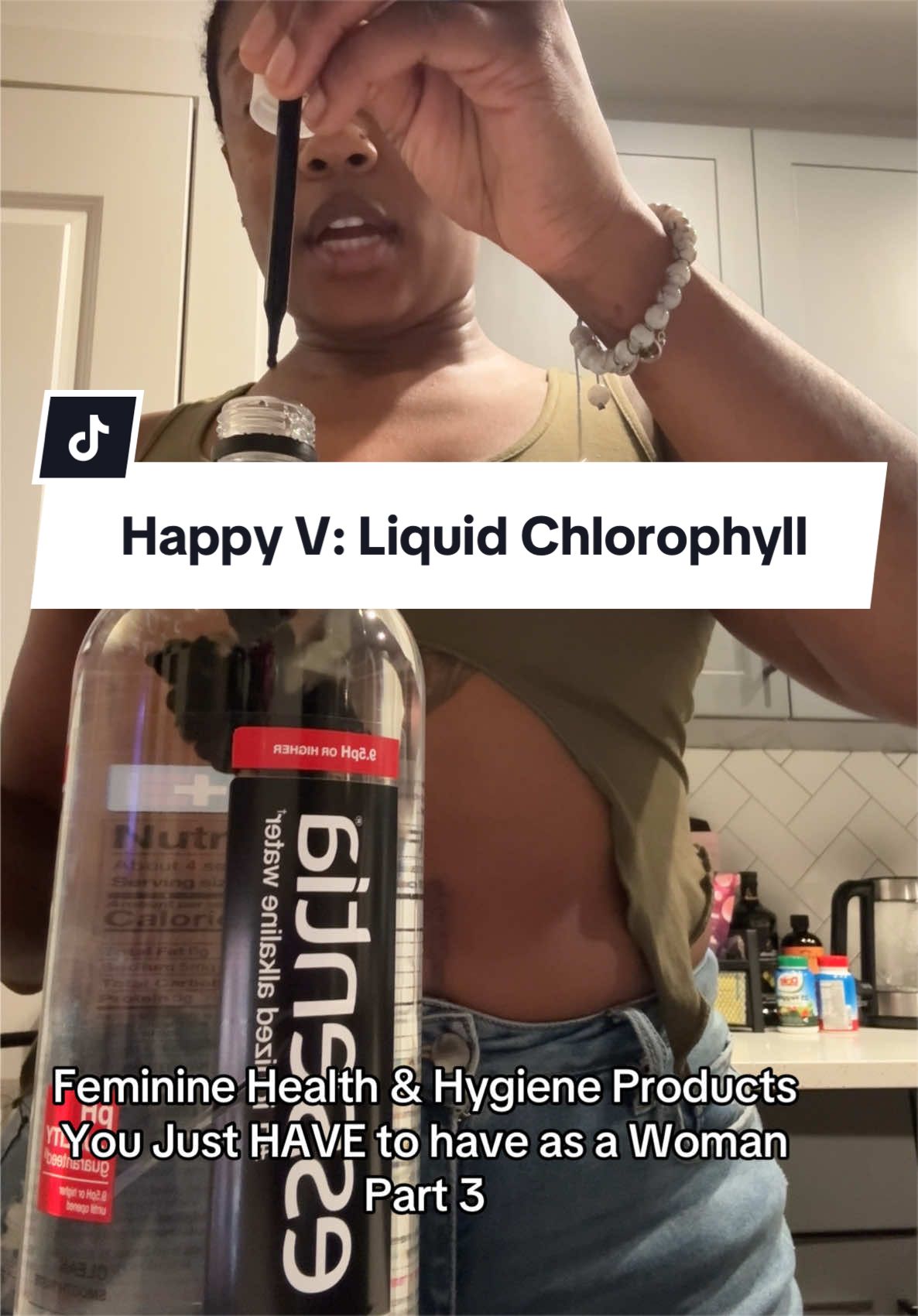 TikTok post by @_ladypatriot13 for Happy V. Caption reads: @Happy V products come highly recommended from me....