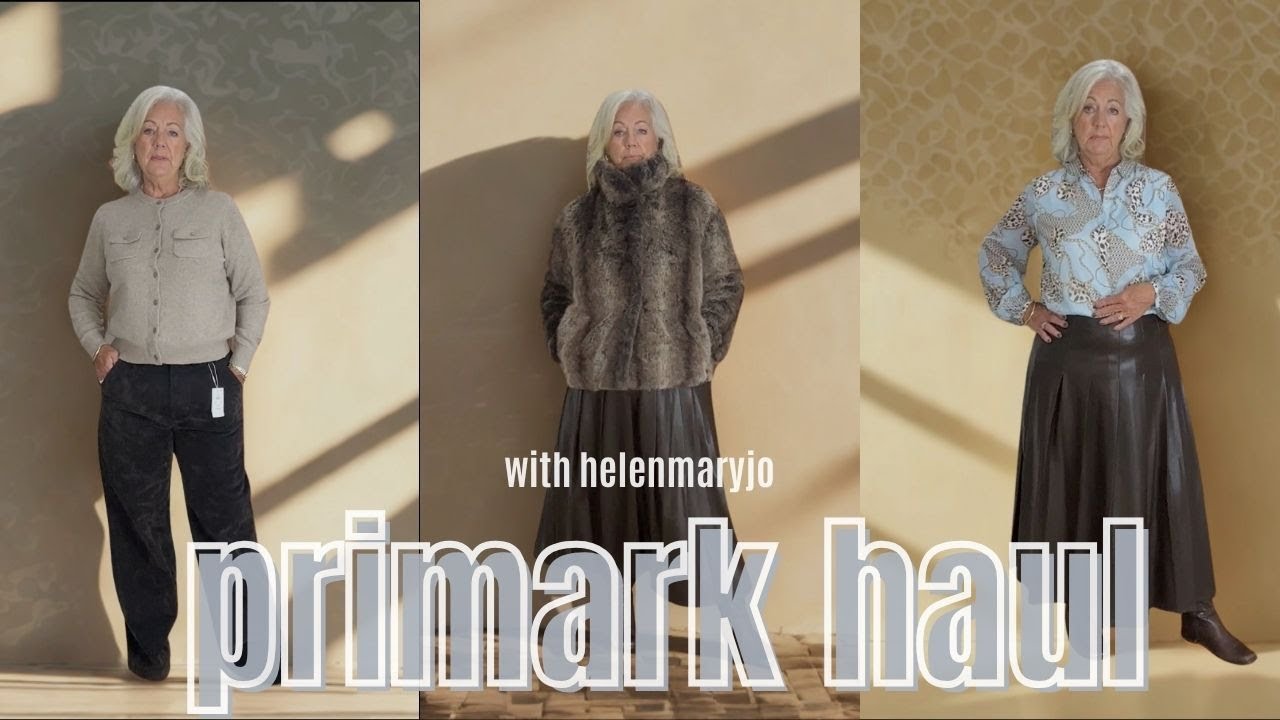 YouTube post by @Helenmaryjo for DuoBoots. Caption reads: Primark Haul in my Hall - Stunning clothes and....