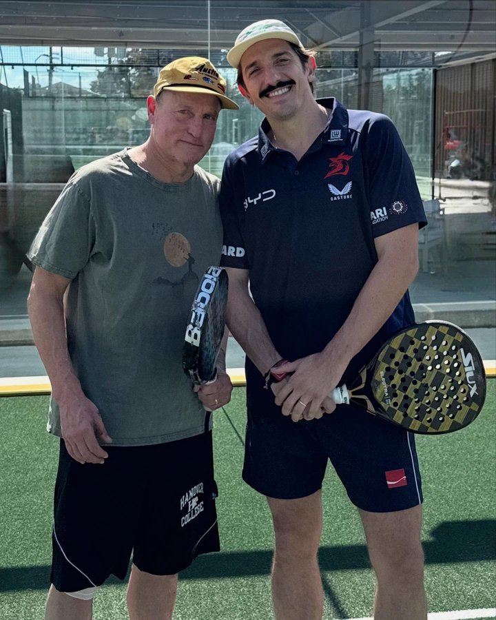 Instagram post by @andrewschulz for Neuro. Caption reads: We Goin’ Sizzler 🕺🕺🕺. The greatest....