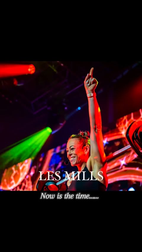 Instagram post by @emma_macdonald1486 for LES MILLS. Caption reads: [...] instructor space and certified as a Les....