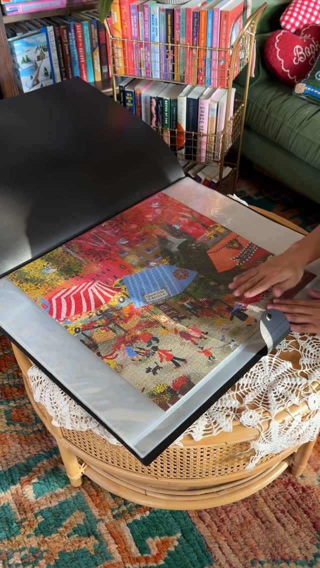 Instagram post by @firebreathing.bookqueen for All4JIG. Caption reads: [...] with it so I love this puzzle book from....