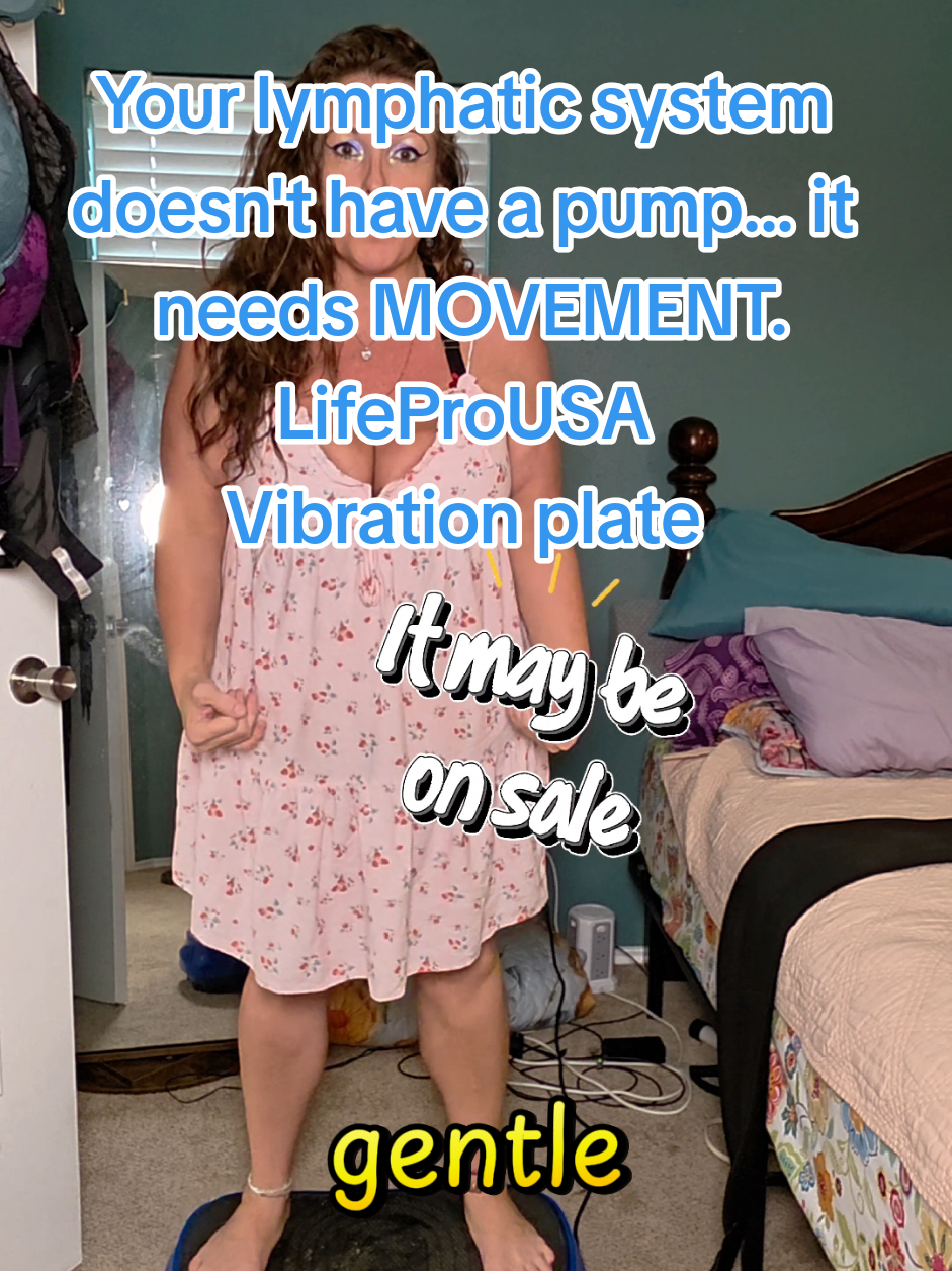 TikTok post by @janellj.1779 for Lifepro Fitness. Caption reads: @lifepro Forget the myths. Your lymphatic system....