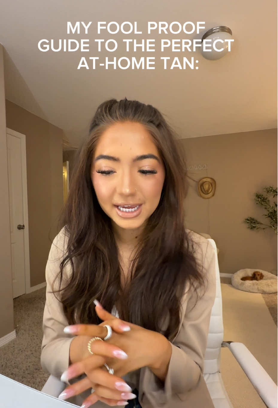 TikTok post by @oliviaowassa for Peta Jane Beauty. Caption reads: you guys all asked so here you go!!! @Peta Jane....