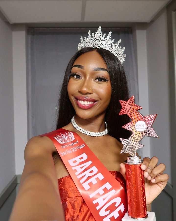 Instagram post by @lisachiaaustin for Miss England Limited. Caption reads: [...] girls… this one’s for you ❤️....