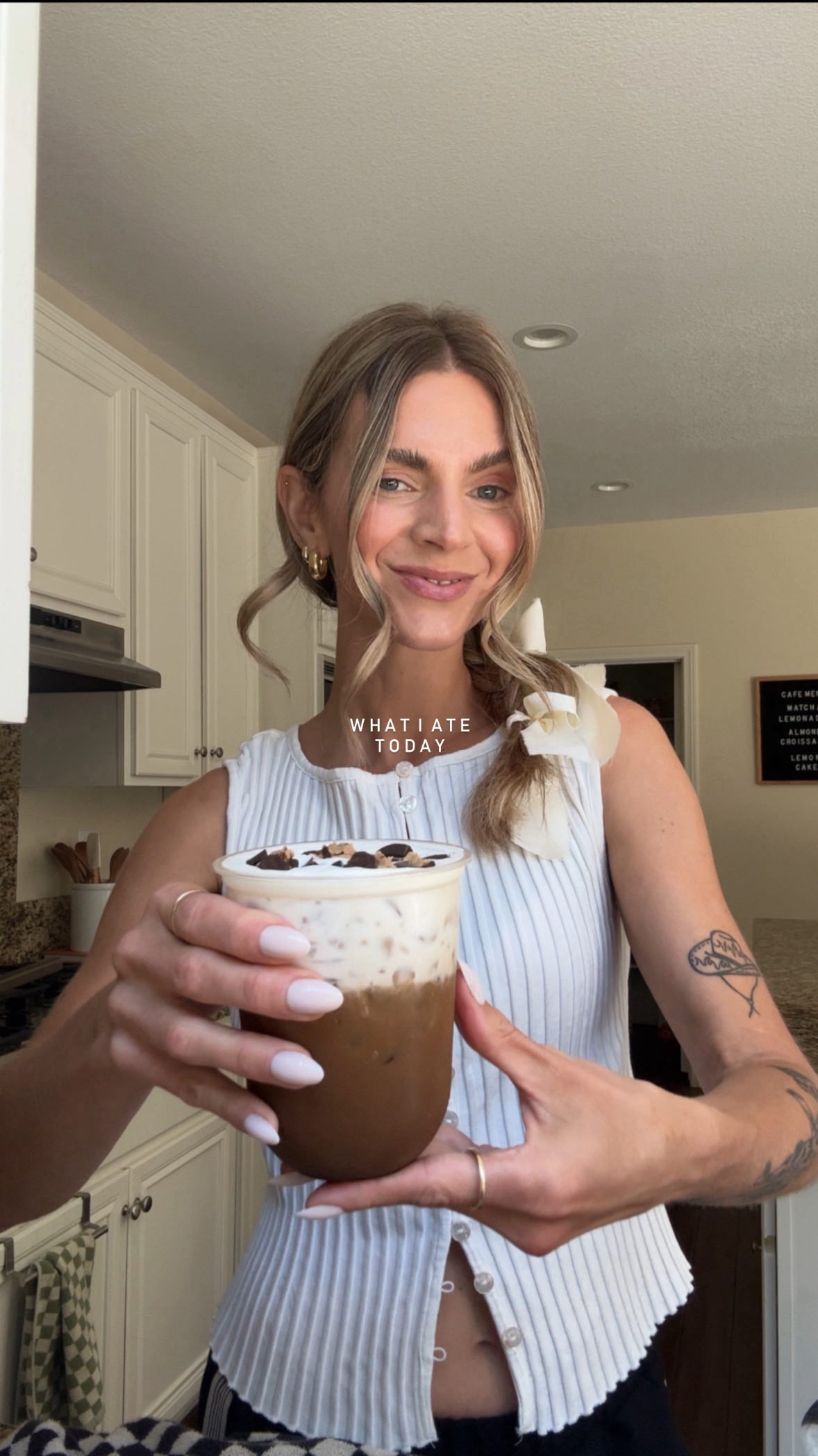 Instagram post by @whatrobineats for Hu Kitchen. Caption reads: [...] became obsessed with these new @Hukitchen....