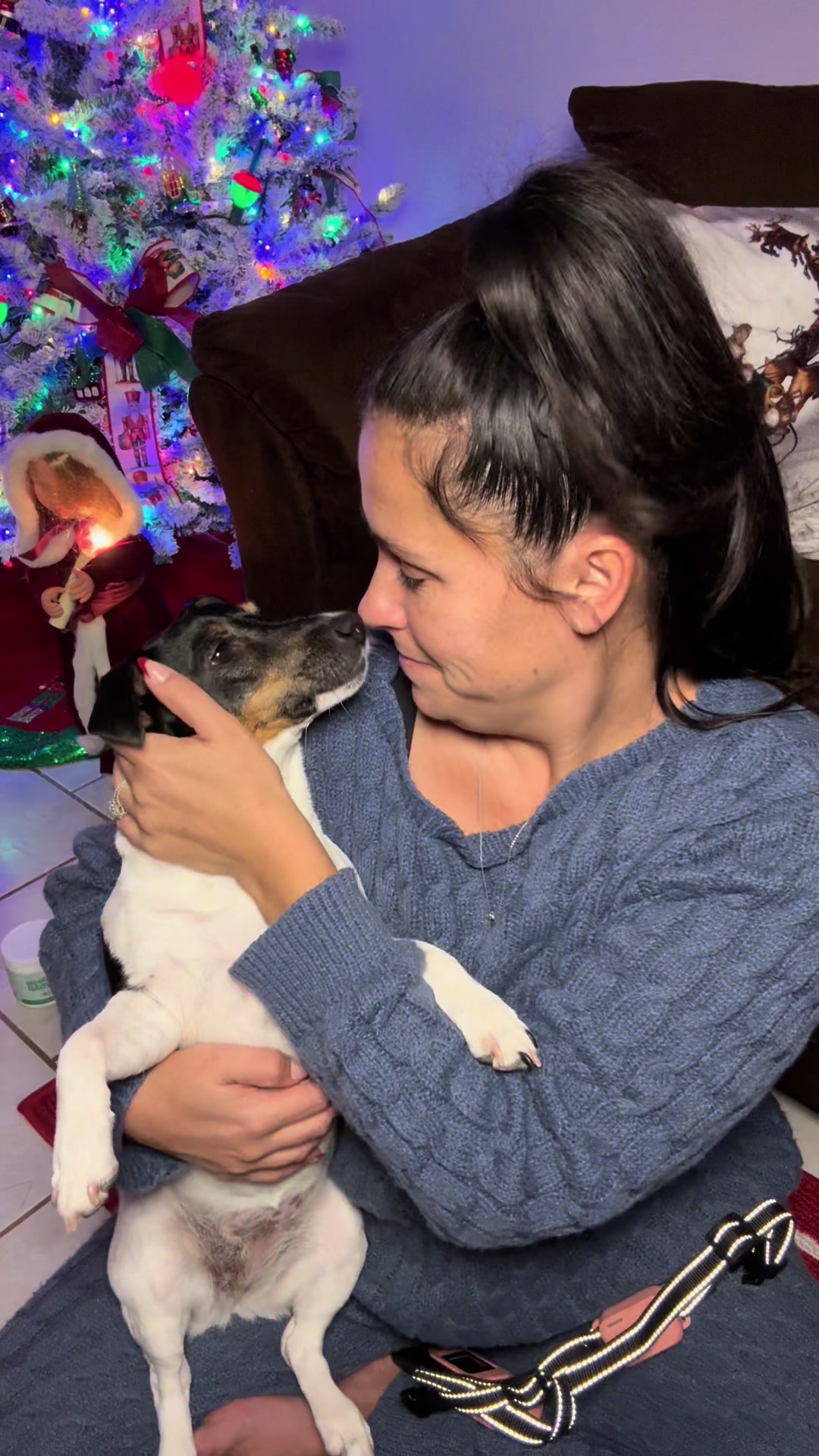 TikTok post by @reliable.rosalie for Jugbow. Caption reads: [...] #dogsoftiktok #dogmom #dogtraining @Jugbow....