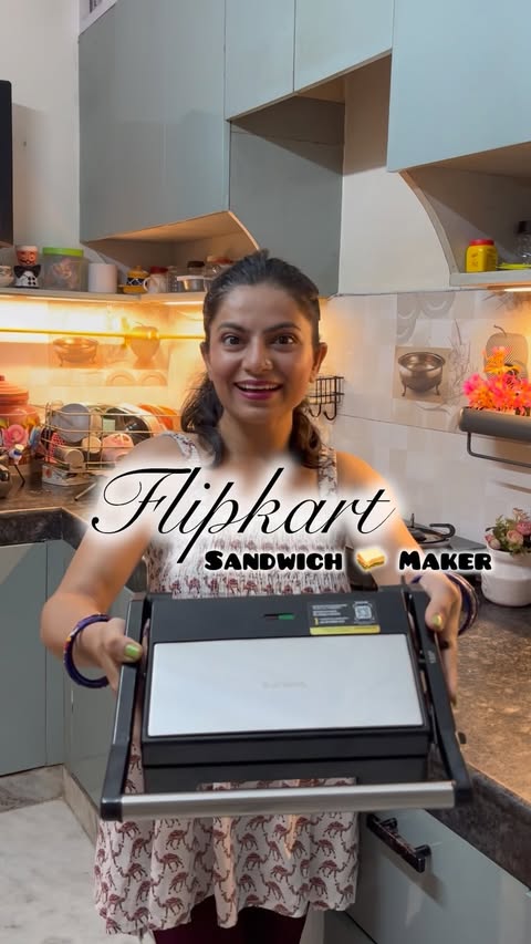 Instagram post by @lets_be_creative_with_preity for Flipkart Homes. Caption reads: [...] finds, breakfast ideas, Snack ideas....