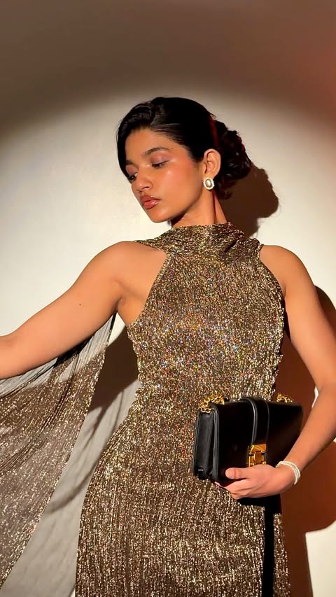 Instagram post by @siddhidhanawadee for Pantaloons. Caption reads: [...] ♠️✨
Taking a style gamble with....