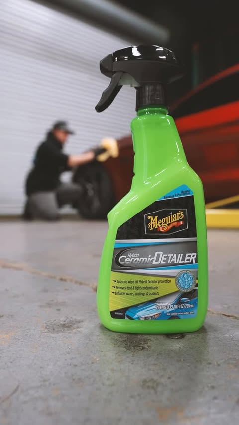 Instagram post by @throtl for Meguiar’s. Caption reads: [...] but a nice deep gloss finish with @meguiars....