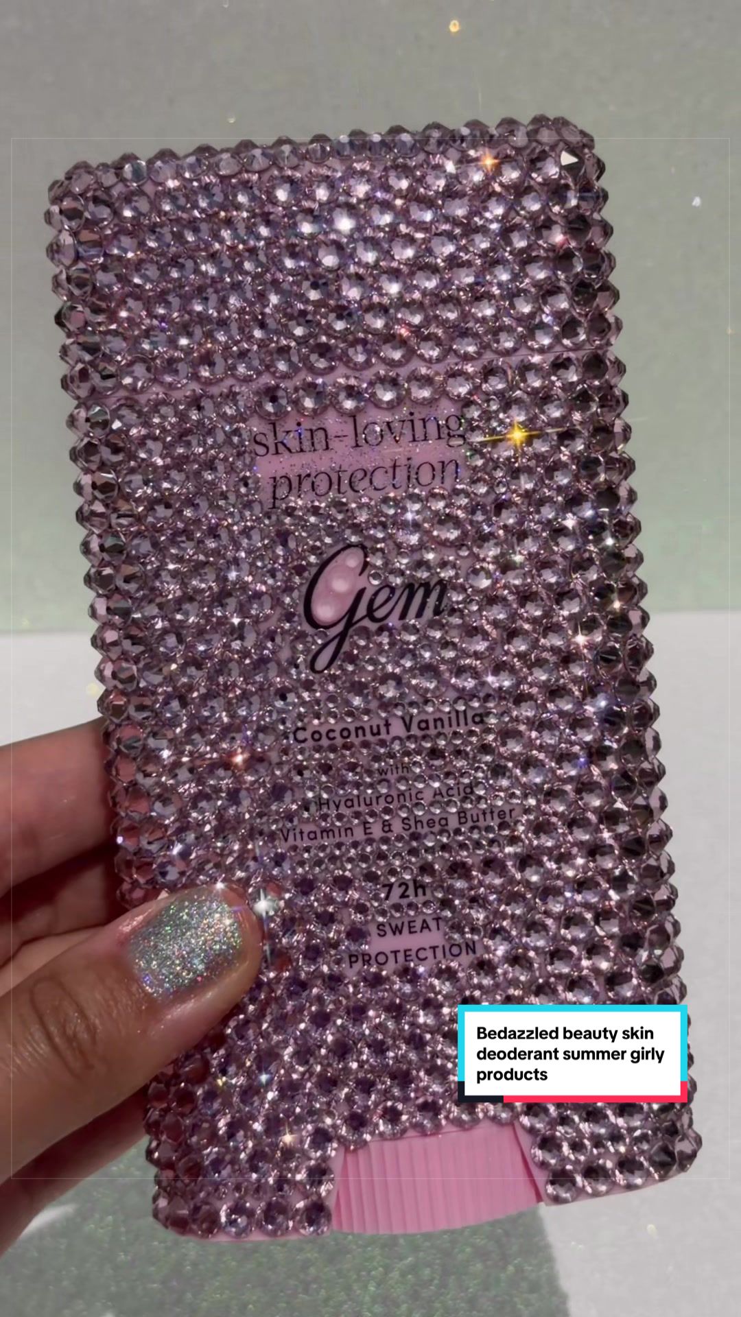 TikTok post by @bijoubybecca for Gem. Caption reads: [...] this smell like vanilla dot cake ?🌈🎂 @Gem....