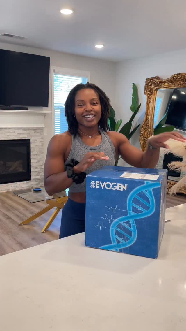 Instagram post by @vytamin_c for Evogen Nutrition. Caption reads: 🏆 Olympia Sale 2025  is now LIVE for my people –....