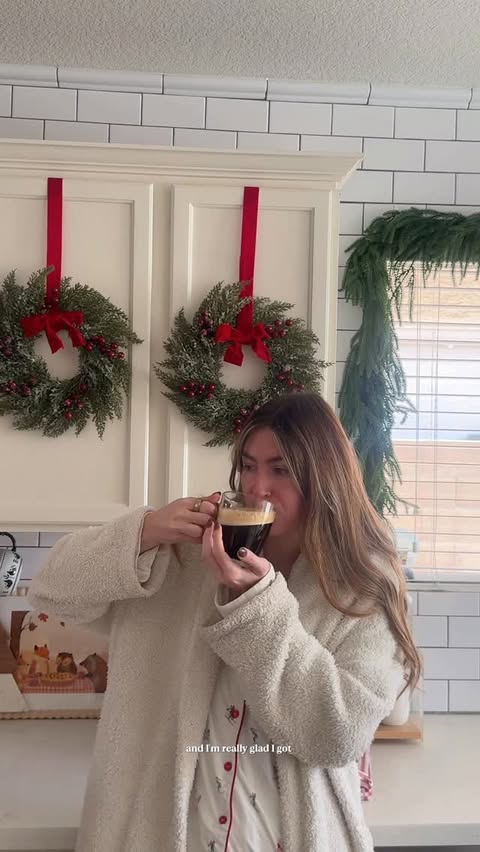 Instagram post by @devonandwillo for Nespresso. Caption reads: #ad Slow mornings are my favorite and I’m loving....